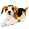 LEAN TOYS Peluche perro beagle, mascota, perro suave, 25 cm