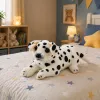 LEAN TOYS Peluche perro dálmata mascota perro suave 25 cm