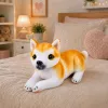 LEAN TOYS Peluche perro shiba inu mascota peluche perro suave 25 cm