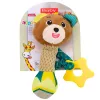 LEAN TOYS Sonajero peluche osito con mordedor y sonajero para bebés