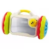 LEAN TOYS Espejo de escape juguete educativo interactivo para niños pequeños sonajero