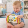 LEAN TOYS Espejo de escape juguete educativo interactivo para niños pequeños sonajero