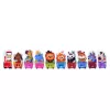 LEAN TOYS Puzzle educativo para niños pequeños tren del alfabeto con animales 40 piezas