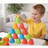 LEAN TOYS Juego educativo de habilidad Fast Cups 3en1 bolas vasos 38 uds.