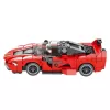 LEAN TOYS Bloques de construcción FXX-K coche de carreras rojo 360 piezas