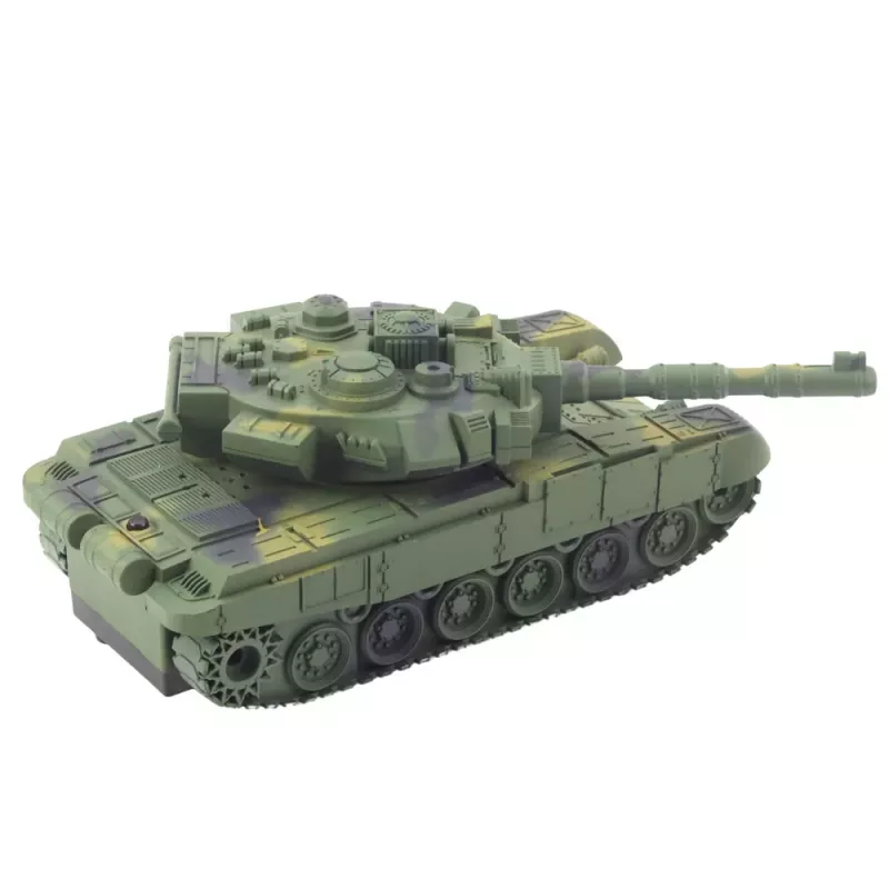 LEAN TOYS Tanque Militar T90 Teledirigido RC Luces Sonidos Verde 1:18