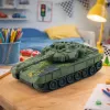 LEAN TOYS Tanque Militar T90 Teledirigido RC Luces Sonidos Verde 1:18