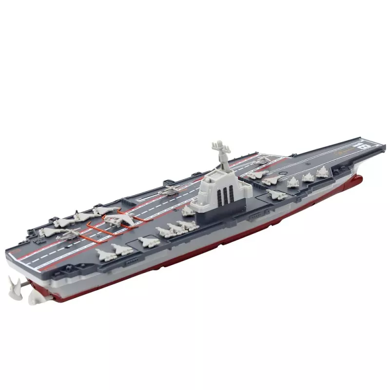 LEAN TOYS Portaaviones Militar Teledirigido RC Barco 1:1000