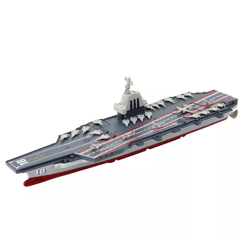 LEAN TOYS Portaaviones Militar Teledirigido RC Barco 1:1000