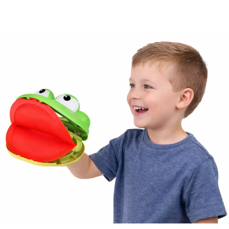 LEAN TOYS Lanzadores Atrapa Pelotas Rana Juego Arcade Deportivo para Niños