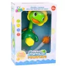 LEAN TOYS Juguete de Baño Tortuga con Ducha Fuente de Peces Ventosas