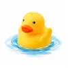 LEAN TOYS Set de Juguetes de Baño Pato Dispensador de Jabón Vaso Azul