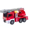 LEAN TOYS Camión de Bomberos con Escalera Giratoria, Bomba de Agua, Luces y Sonidos