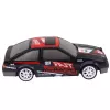 LEAN TOYS Coche Coupé RC Teledirigido Derrape con Ruedas Intercambiables Negro 1:24