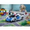 LEAN TOYS Coche Robot 2en1 Policía Teledirigido RC 1:18