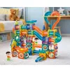 LEAN TOYS Set de Bloques Magnéticos Pista de Bolas Tobogán Multicolor 188 Piezas