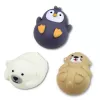LEAN TOYS Set de Juguetes de Baño Animales en Barcos Tobogán 11 Piezas