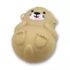 LEAN TOYS Set de Juguetes de Baño Juego de Pesca Figuras de Goma Colador Pastel 4 Piezas