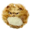 LEAN TOYS Gatito de Peluche con Cola que Mueve y Sonido de Pitido Llavero 9 cm