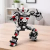 LEAN TOYS Bloques de Construcción Coche de Carreras Robot 2en1 Blanco 320 Piezas