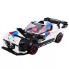 LEAN TOYS Bloques de Construcción Coche Deportivo Robot 2en1 Blanco 320 Piezas