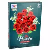 LEAN TOYS Bloques de Construcción Ramo de Flores Rosas Rojas Gipsófila 952 Piezas