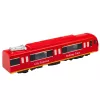 LEAN TOYS Tren Metro City Express con Puertas, Luz y Sonido, Rojo