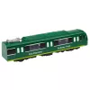 LEAN TOYS Tren Metro City Express con Puertas Abatibles, Luces y Sonidos, Verde