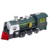 LEAN TOYS Locomotora Clásica Sensor de Obstáculos Humo Luz Sonido Verde