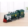 LEAN TOYS Locomotora Clásica Sensor de Obstáculos Humo Luz Sonido Verde