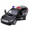 LEAN TOYS Coche Unidad Especial SWAT Puertas Abatibles Tracción Luces Sonidos Negro