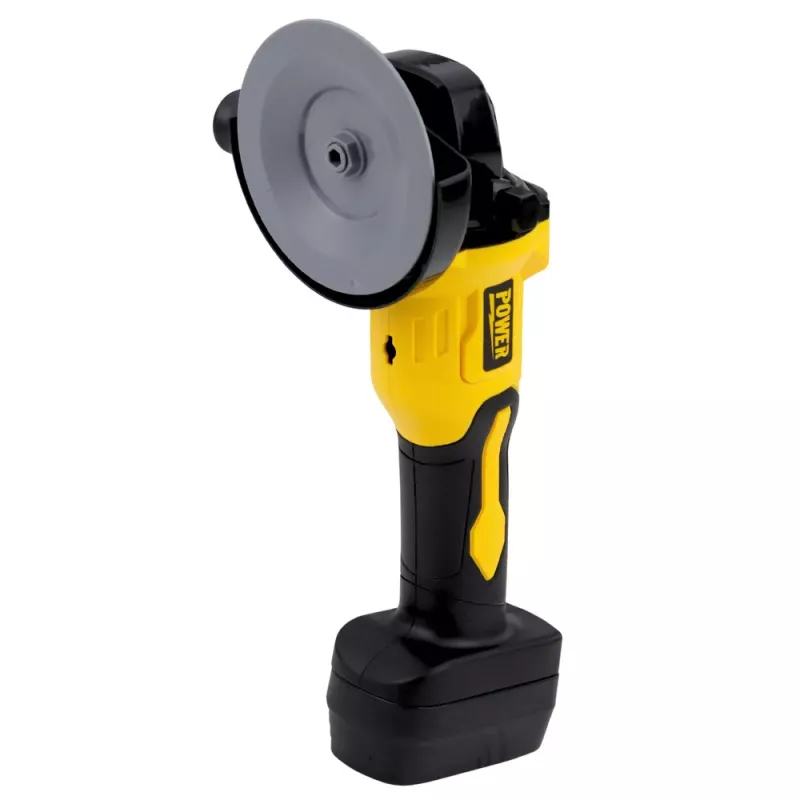 LEAN TOYS Amoladora Angular de Juguete para Niños con Sonidos Amarillo