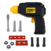 LEAN TOYS Set de herramientas en caja con atornillador eléctrico y accesorios, 23 piezas