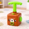 LEAN TOYS Set de juego con lanzador de globos, coches y osito de peluche para niños