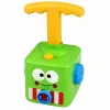 LEAN TOYS Lanzador de globos con coche rana, juguete educativo para niños