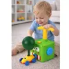 LEAN TOYS Lanzador de globos con coche rana, juguete educativo para niños