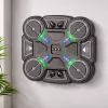 LEAN TOYS Escudo interactivo de entrenamiento de boxeo con música y luces LED, 3 niveles, negro