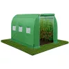 LEAN Invernadero para hortalizas, ventanas verdes UV, 3,5x2x2 m, 7 m²
