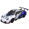 LEAN TOYS Coche teledirigido con derrape RC, ruedas intercambiables, 4WD, azul, 1:24