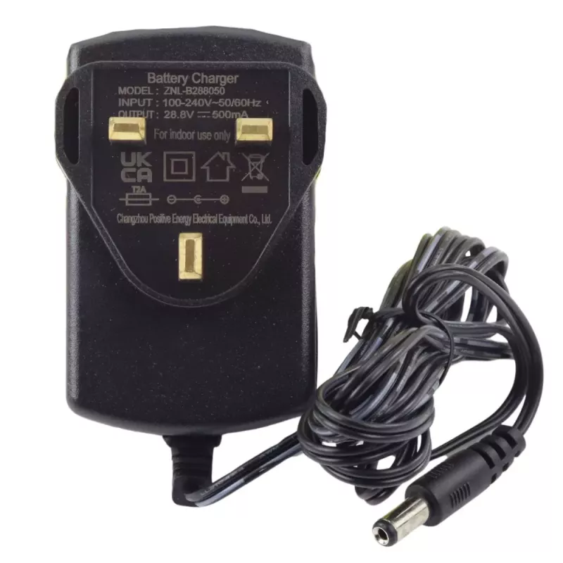 LEAN TOYS Cargador 28,8V 500mA enchufe UK