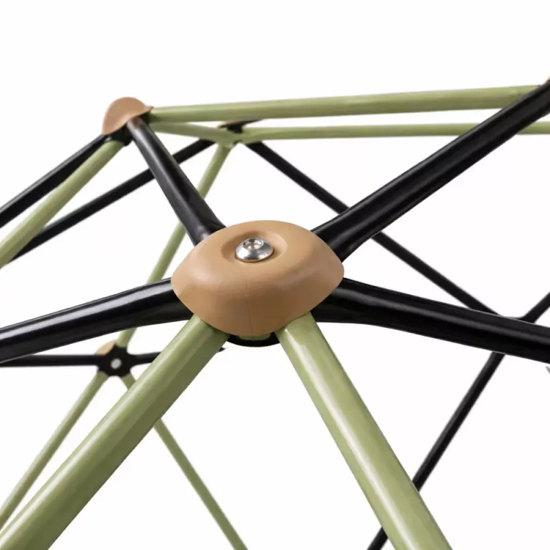 LEAN SPORT Cúpula trepadora para parque infantil de jardín, 182x86 cm, 6FT, azul/amarillo