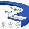 Lean Protector de muelles para trampolín, azul, 244-252 cm, 8 ft