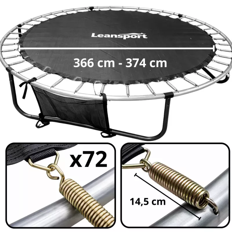 LEAN Lona de trampolín recambio 366-374CM 12FT