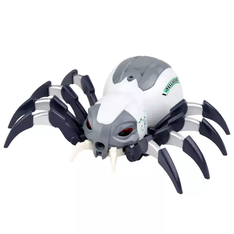 LEAN TOYS Robot araña teledirigido RC con efecto de humo, luces y sonidos