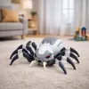LEAN TOYS Robot araña teledirigido RC con efecto de humo, luces y sonidos