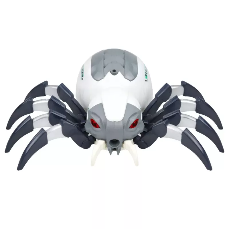 LEAN TOYS Robot araña teledirigido RC con efecto de humo, luces y sonidos