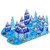 LEAN TOYS Bloques magnéticos con figuras de animales Ice Land, azul, 94 uds.