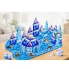 LEAN TOYS Bloques magnéticos con figuras de animales Ice Land, azul, 94 uds.