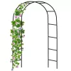 LEAN Pérgola de metal para jardín, para plantas trepadoras, arco, 240x140 cm