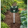 LEAN Repelente solar de animales con búho, sensor de movimiento, ultrasonidos y LED
